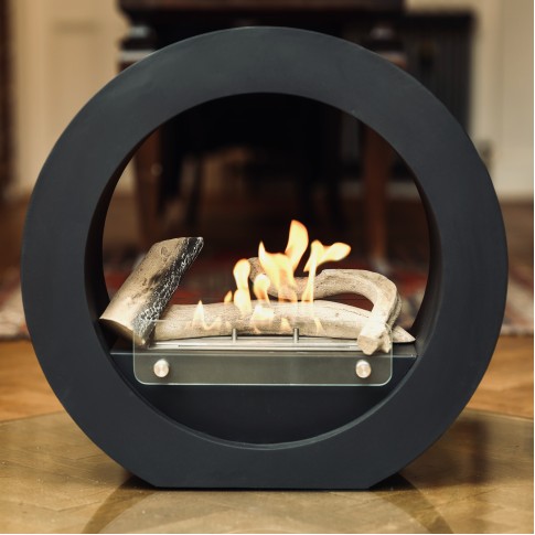 Ecosy+ Double Sided Bioethanol Fire Basket / Bio Fireplace 